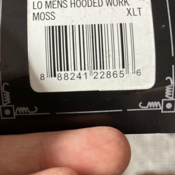 Men’s Hooded Work Coat/Jacket, Heavy Duty, XLT, Green, Lincoln Outfitters, NWT - Picture 12 of 13